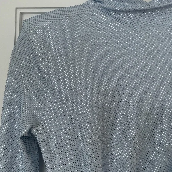 ❌SOLD❌ALEXANDRE VAUTHIER Draped Crystal Embellished Stretch Jersey Mini Dress - Picture 7 of 12